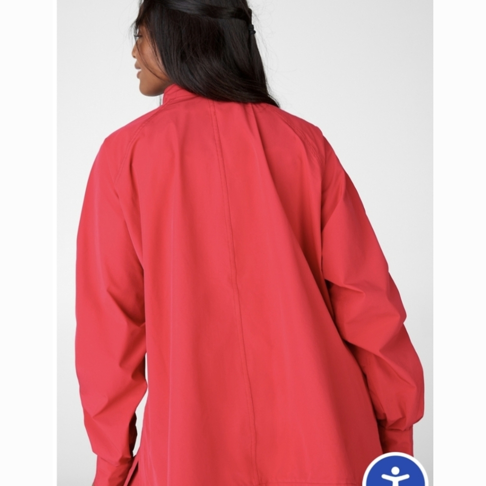 Fabletics Bold Red Utility Jacket - image 4